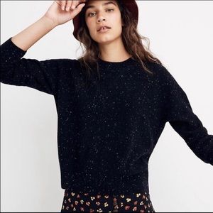 Madewell Black Cashmere Sweater, size S